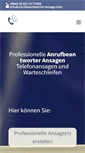 Mobile Screenshot of anrufbeantworter-ansage.com